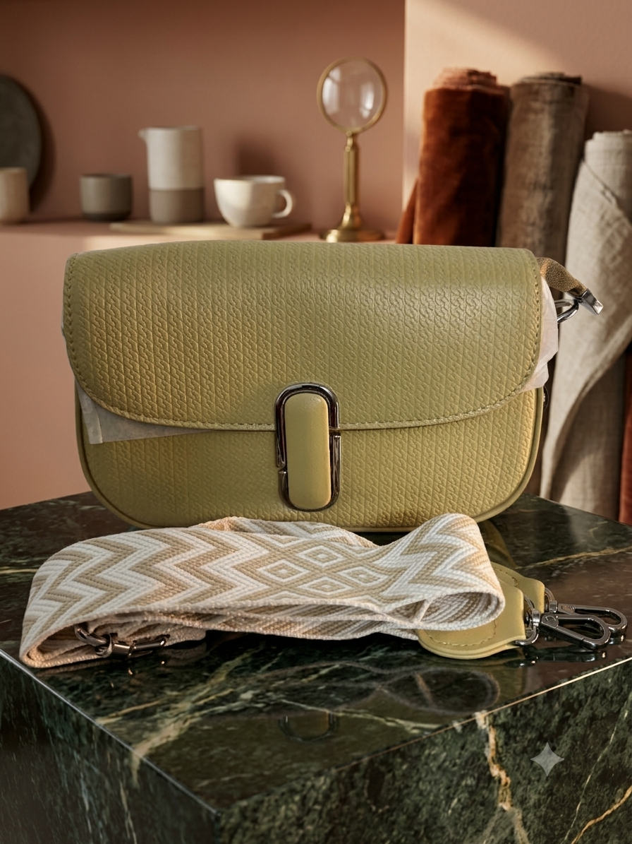 Lusso Textured Saddle Bag