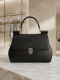 Women’s Premium Pebble-Texture Handbag with Chic Flap Design